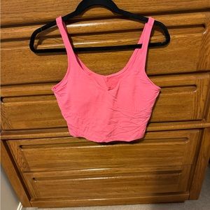 Neon pink lululemon align tank